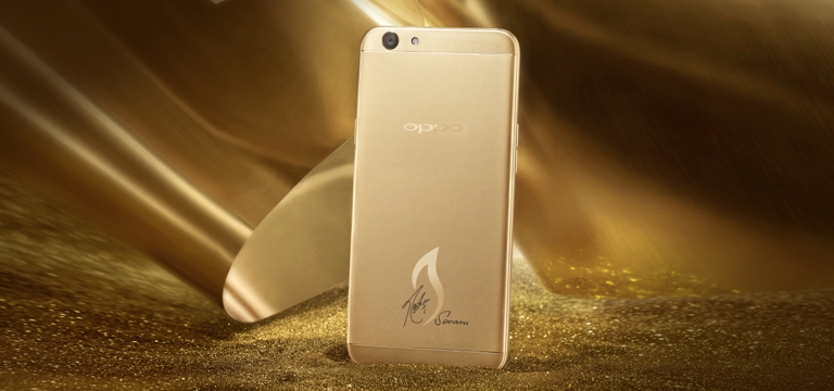 Oppo F1s Limited Edition 18K Gold plated