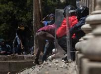 Police and students clash again over free education in South Africa
