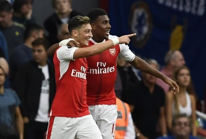 Mesut Ozil believes Alex Iwobi has a bit of Jay Jay Okocha and Edgar Davids in him Mesut Ozil Alex Iwobi Arsenal