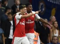 Mesut Ozil Alex Iwobi Arsenal