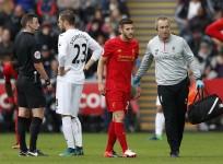 Adam Lallana Liverpool Swansea