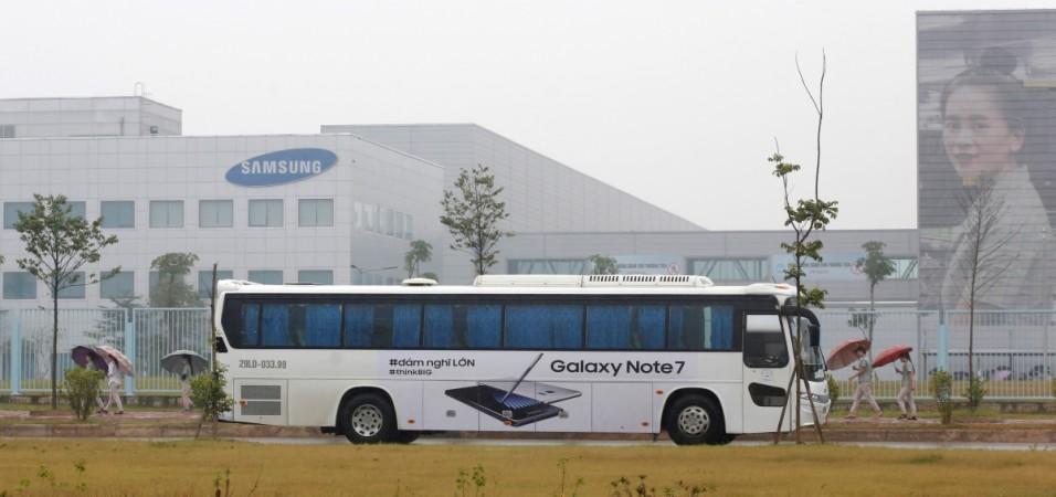 samsung galaxy note 7 production recall battery cell mobile handset halt stop credit rating profile share price kospi