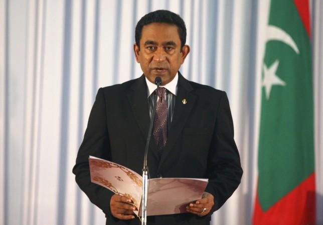 Maldives decides to exit the Commonwealth. In Picture: Abdulla Yameen takes his oath as the President of Maldives during a swearing-in ceremony at the parliament in Male 17 November 2013. Maldives