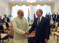 Indian Prime Minister Narendra Modi and Russian President Vlamir Putin