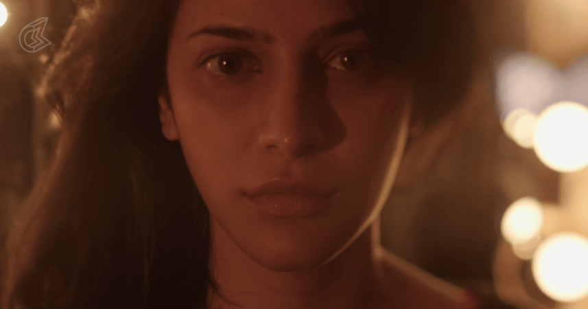 Shruti Haasan in the video Shruti Haasan