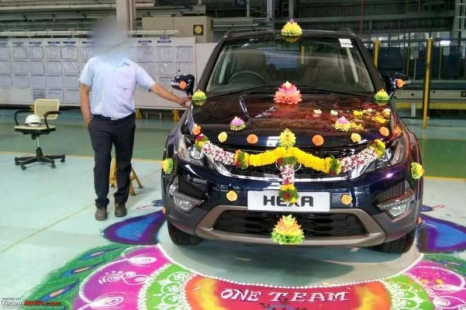 Tata Hexa enters production in India Tata Hexa enters production in India
