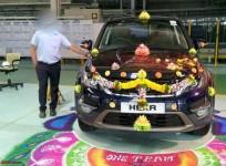 Tata Hexa enters production in India