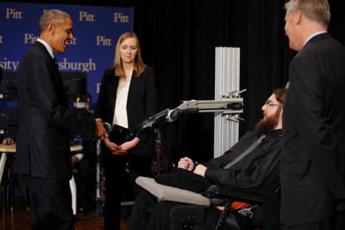 robotic arm operated