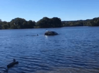 Good Samaritans rescue drowning woman from her sinking SUV