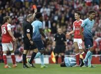 Granit Xhaka Arsenal red card Jon Moss