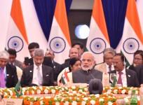 Modi speaking at BRICS Business council meeting