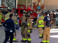Four dead after US Navy serviceman drives truck off bridge onto festival crowd
