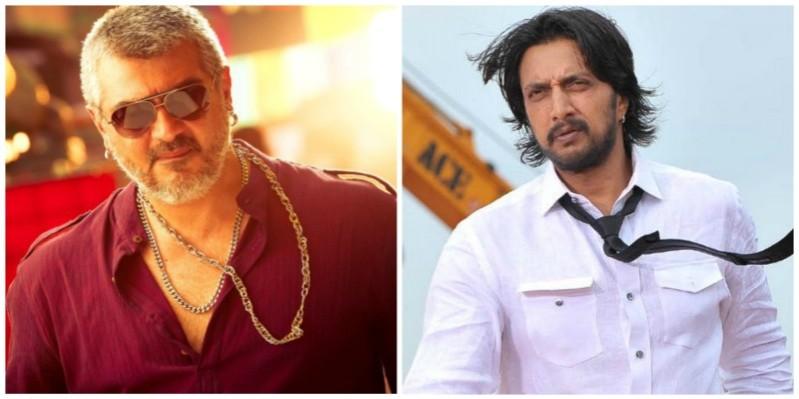 Sudeep is not part of Ajith's forthcoming movie Thala 57. Sudeep is not the villain Ajith's Thala 57