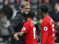Jurgen Klopp Coutinho Sturridge Liverpool