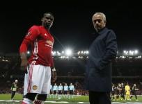 Paul Pogba and Jose Mourinho