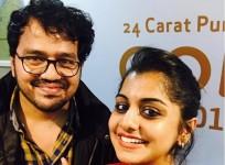 Meera Nandan with Adarsh Aathi