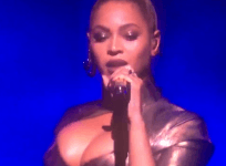 Beyonce carries on singing after ripping ear open at Tidal X concert