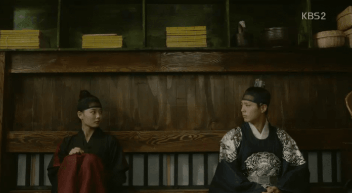 Pictured: Lee Yeong and Ra On in Moonlight Drawn by Clouds. Moonlight drawn by clouds