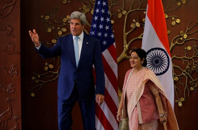 john kerry, sushma swaraj