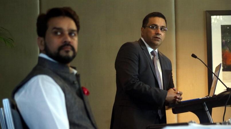 Anurag Thakur and Rahul Johri