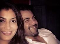 Kumkum Bhagya pair Shabir Ahluwalia and Sriti Jha in New York.