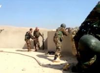Kurdish Peshmerga dodge bullets and fire back during Mosul offensive