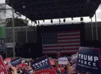 Donald Trump addresses sexual assault allegations during rally