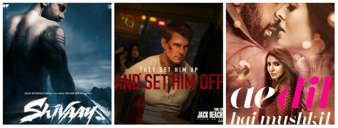 Shivaay, Jack Reacher, Ae Dil Hai Mushkil