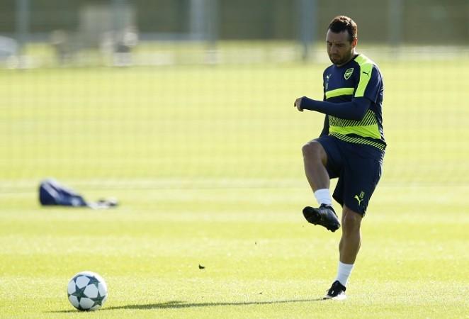 Arsenal midfielder Santi Cazorla is a doubt for the Premier League game against Middlesbrough Santi Cazorla Arsenal