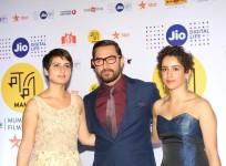 Aamir Khan Fatima Sana Shaikh and Sanya Malhotra