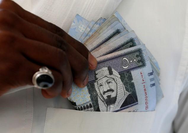 Saudi riyal banknotes