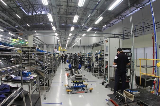 BMW Motorrad's first plant outside Germany begins production in Brazil. BMW Motorrad's first plant outside Germany begins production in Brazil