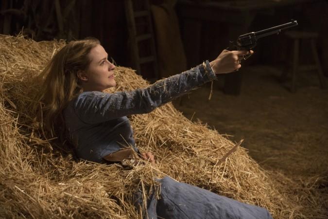 Pictured: Evan Rachel Wood as Dolores Abernathy in a still from Westworld Westworld
