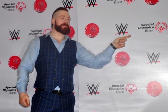 WWE superstar Sheamus during an event in Jaipur, India, this month sheamus