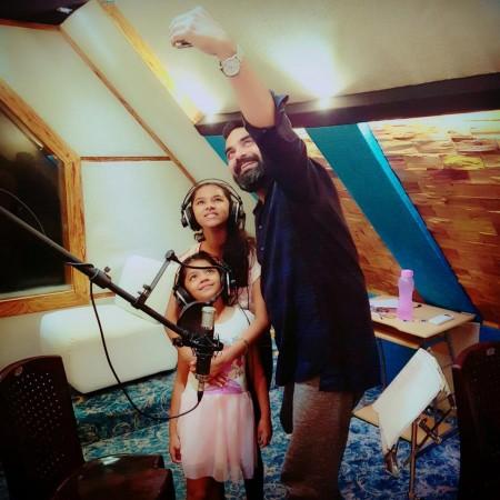 Indrajith Sukumaran and Poornima's daughter Praarthana and Nakshatra make their debut as singers. Indrajith Sukumaran and Poornima's daughter Praarthana and Nakshatra