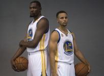 Golden State Warriors Kevin Durant Stephen Curry