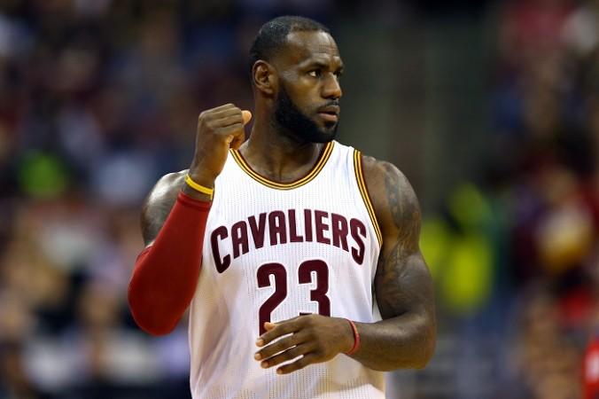 LeBron James is the second athlete in the highest paid top 10 list LeBron James Cleveland Cavaliers
