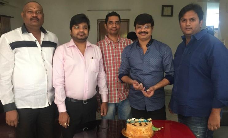 Abhishek Nama pulls out of Boyapati Srinu-Bellamkonda Srinivas' film. Pictured: Abhishek Nama with Boyapati Srinu and Bellamkonda Suresh Abhishek Nama with Boyapati Srinu and Bellamkonda Suresh