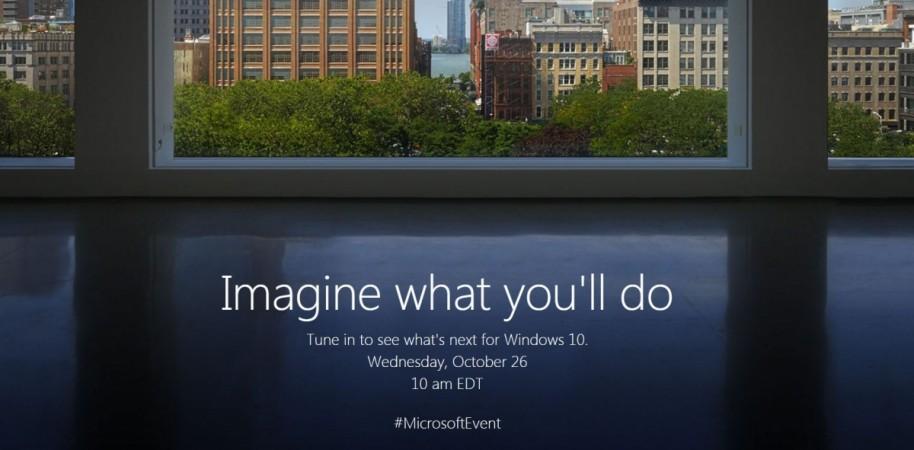 Windows 10 October 2016 event live stream: How to watch Microsoft programme online, timing details Windows 10 October 2016 event live stream: How to watch Microsoft programme online, timing details