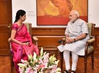 Gautami with Prime Minister Narendra Modi