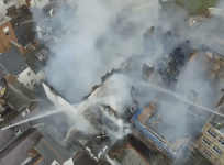 Englands oldest hotel collapses following overnight blaze
