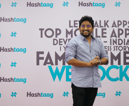 Jayavardhan B N, CEO & Co-founder of Hashtaag