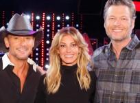 Tim McGraw, Faith Hill and Blake Shelton on the