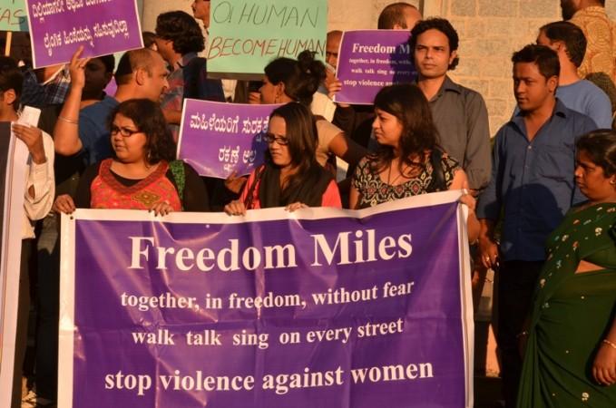 protest against gangrape