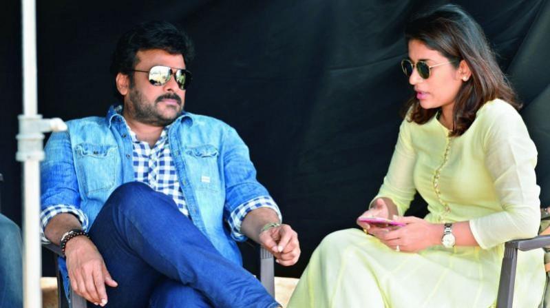 Chiranjeevi’s daughter Sushmita making her comeback as fashion stylist with Khaidi No 150. Pictured: Chiranjeevi and Sushmita Konidela Chiranjeevi and Sushmita Konidela
