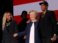 Jay Z and Beyonce headline concert for Hillary Clinton