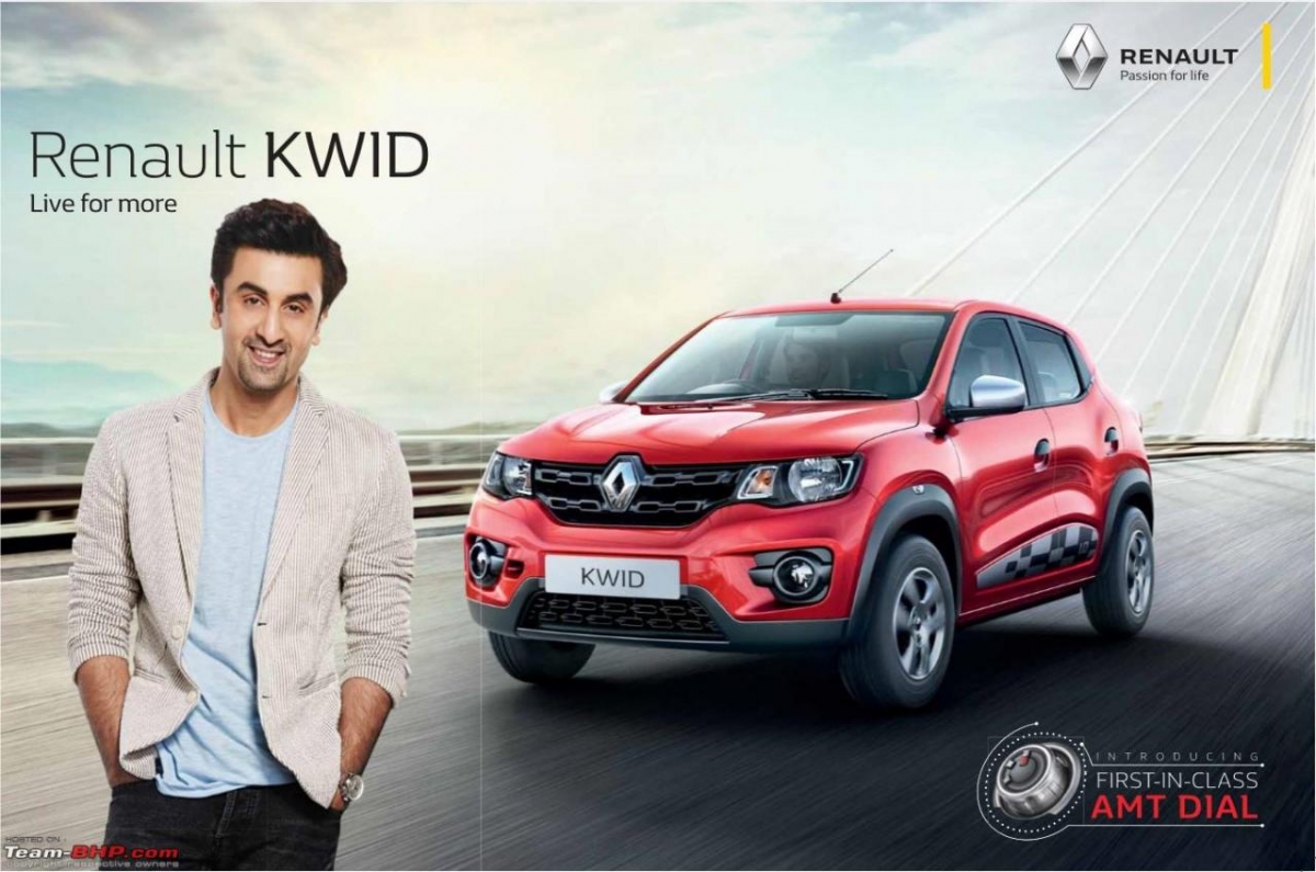 Renault Kwid AMT official brochures