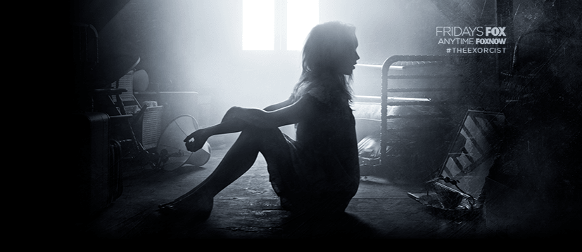 A poster for Season 1 of The Exorcist. The Exorcist