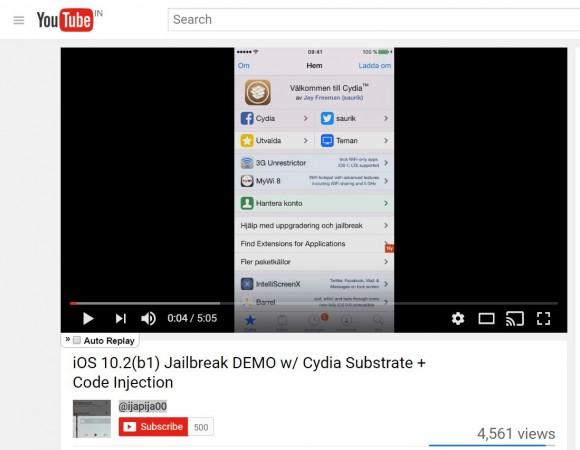 Apple iOS jailbreak update: Demo video showing Jailbroken iPhone 7 running iOS 10.2 beta surface online Apple iOS jailbreak update: Demo video showing Jailbroken iPhone 7 running iOS 10.2 beta surface online