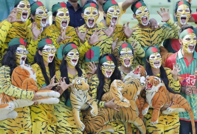 The tigers will roar as the rain stops. In picture: Fans of Bangladesh's cricket team cheer in the stands at the Sher-e-Bangla stadium in Mirpur, Dhaka bangladesh cricket